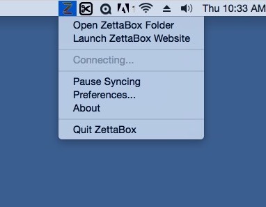 ZettaBox 1.0 : Main window