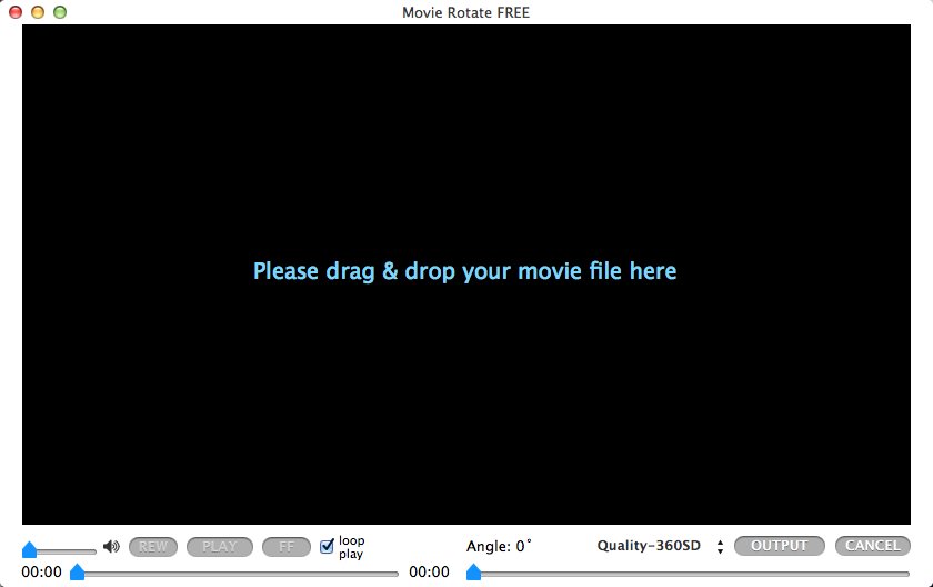 Movie Rotate FREE 1.9 : Main Window