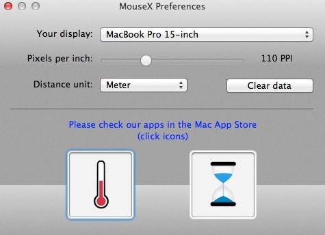 MouseX 1.1 : Program Preferences