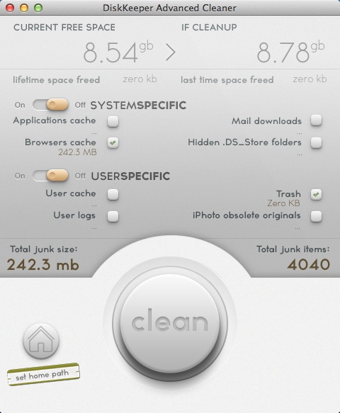 DiskKeeper Advanced Cleaner 1.0 : Checking Scan Results