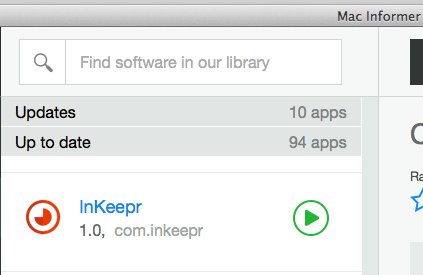 InKeepr 1.0 : Version Window