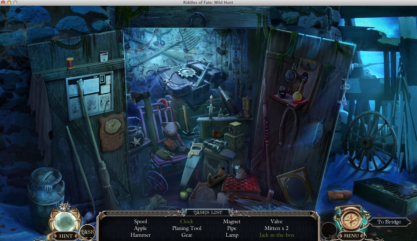 Riddles Of Fate: Wild Hunt : Completing Hidden Object Mini-Game