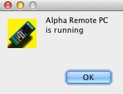 Alpha Remote PC 2.0 : Main Window