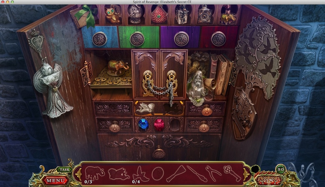 Spirit of Revenge: Elizabeth's Secret Collector's Edition : Completing Hidden Object Mini-Game
