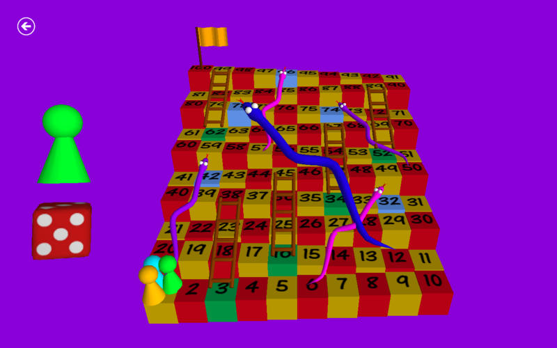 Snakes and Ladders 3D 1.0 : Main Window