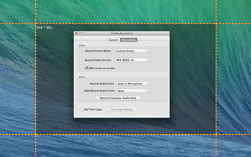 Screen Capture Redux 3.1 : Main window