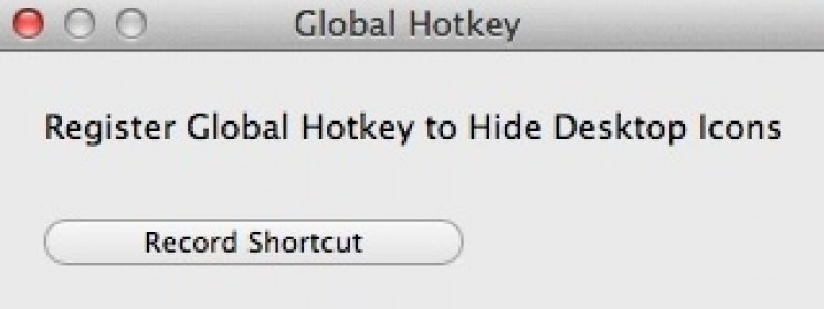 Defining Global Hotkey