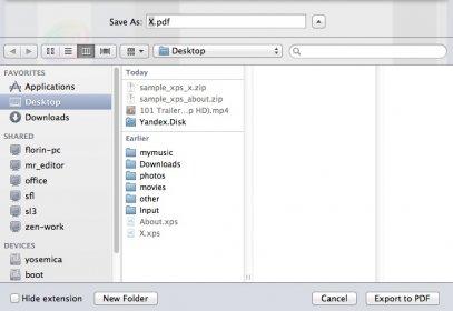 Exporting File To PDF Format