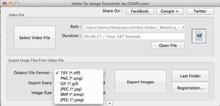 Video to Image Converter 1.0 : Output Options