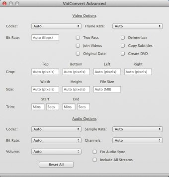 Configuring Advanced Output Settings