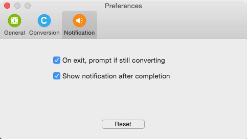 AWSOM Converter 1.0 : Notification Window