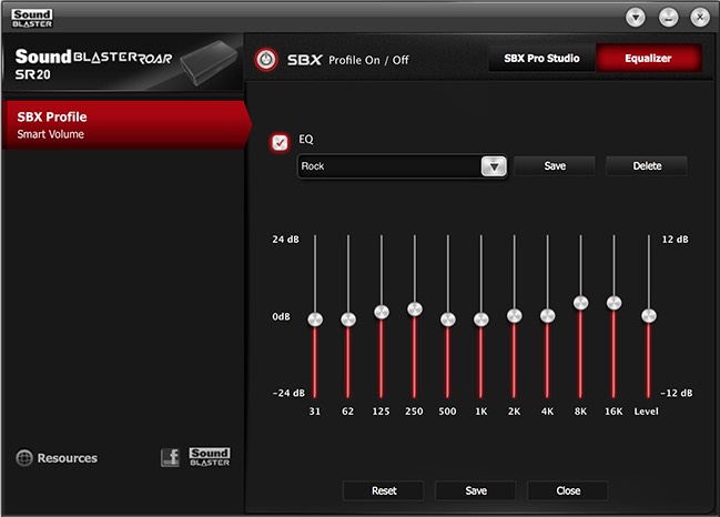 Sound Blaster Play! 2 Control Panel 1.0 : Main window