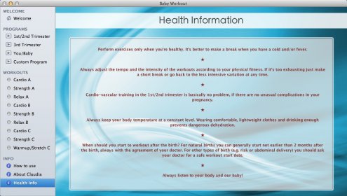 Health Information Window