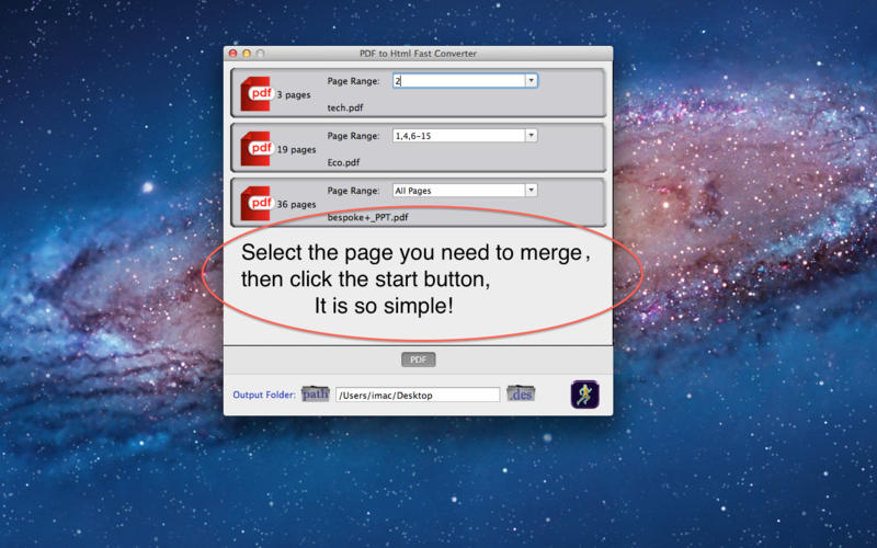 PDF Merge + PDF Split 2.1 : Main Window