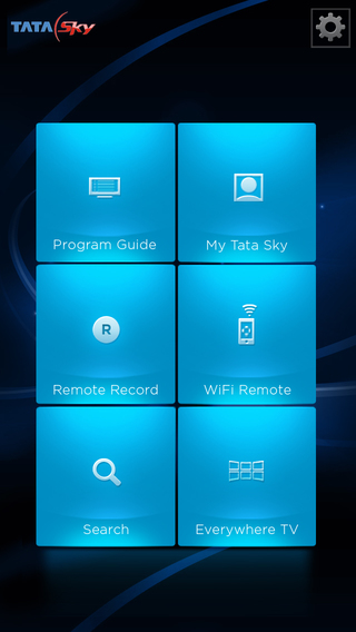 Tata Sky Mobile 3.3 : Main Window