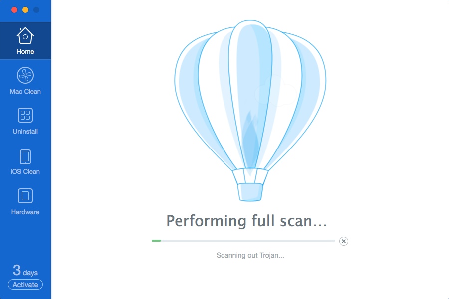 MacCare 1.0 : Performing Full Scan