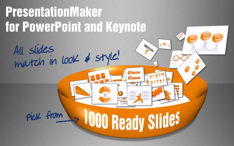 PresentationMaker for PowerPoint and Keynote 1.0 : Main Window