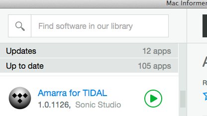 Amarra for TIDAL 1.0 : MI Version
