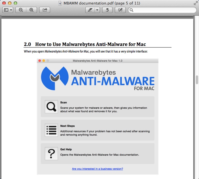 Malwarebytes Anti-Malware 1.0 : Help Guide