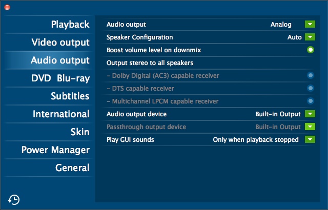 Leawo Blu-ray Player 1.9 : Program Preferences