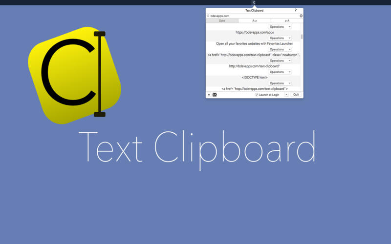 Text Clipboard 1.2 : Main Window