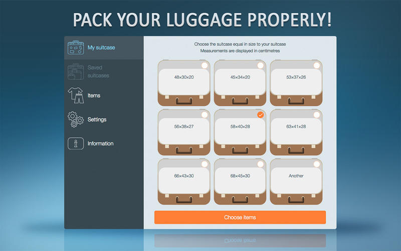 Pack Your Luggage FULL 2.0 : Main Window