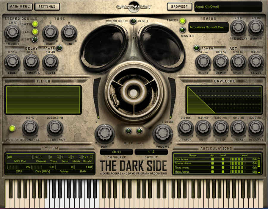 EW The Dark Side 1.0 : Main Window