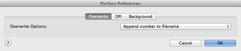 Pixillion Image Converter Software 2.9 : Program Preferences
