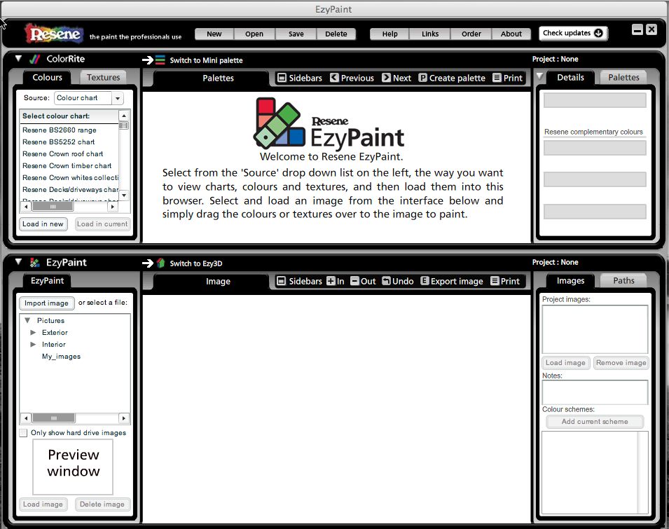 EzyPaint 5.0 : Main Window