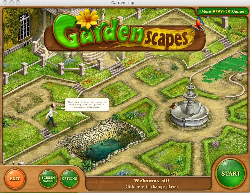 Gardenscapes : Main menu