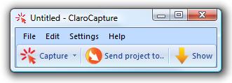 ClaroCapture 2.0 : Main window