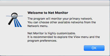 Net Monitor 4.9 : Welcome Window