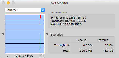 Net Monitor 4.9 : Main Window