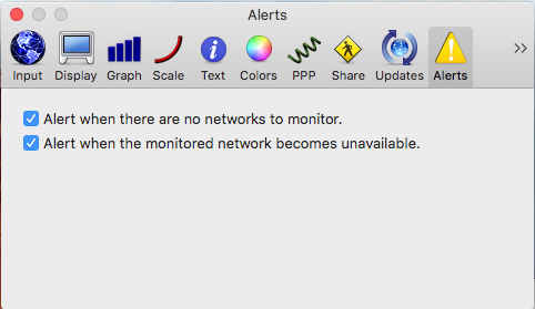 Net Monitor 4.9 : Alerts Window