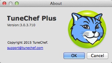 TuneChefPlus 3.0 : About Window