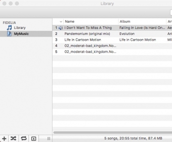 Fidelia 1.6.5 for macos x