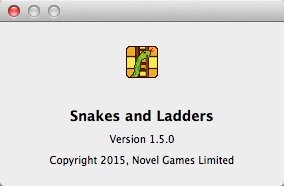 Snakes and Ladders 1.5 : About Window