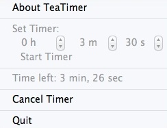 TeaTimer 1.6 : Counting Down Time