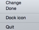 DoOneThing 2.1 : Disabled Dock Icon Option