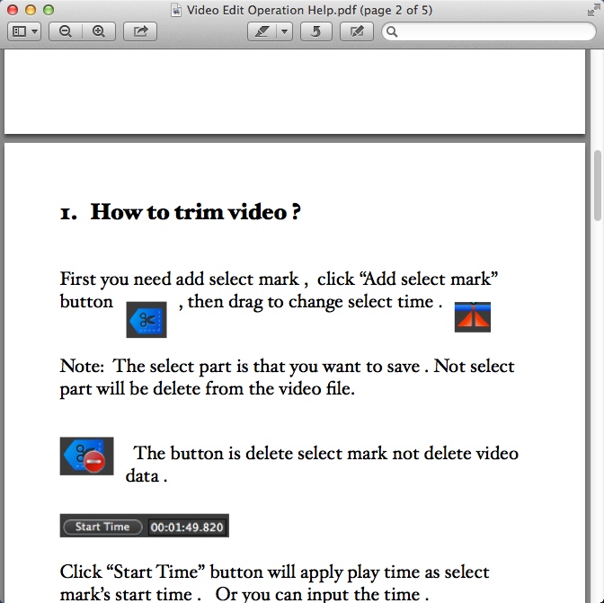 Video Edit ( Trim , Merge , Split ) Lossless Lite 3.1 : Help Guide