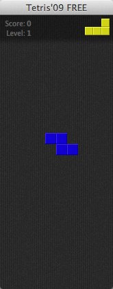 Tetris'09 1.1 : Main Window