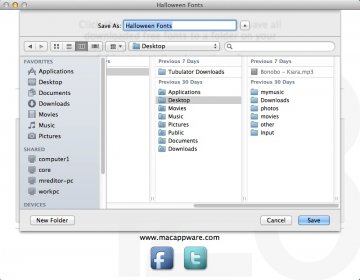 Selecting Destination Folder For Fonts Directory