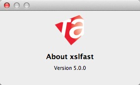 XSLfast 5.0 : About Window