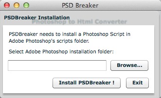 PSDBreaker 1.5 : Main Window