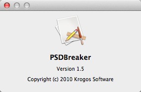 PSDBreaker 1.5 : About Window