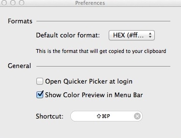 Quicker Picker 1.0 : Program Preferences