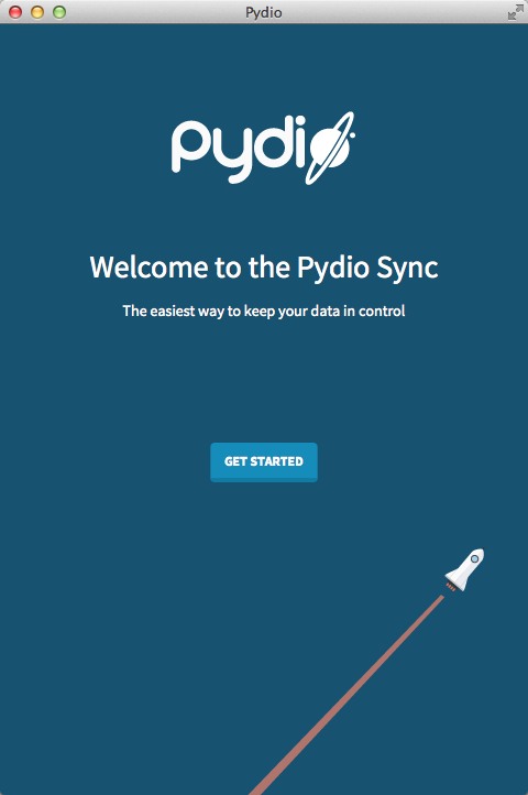 PydioSync 1.0 : Main Window