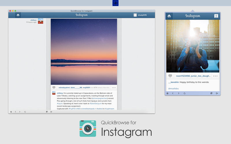 MenuTab Pro for Instagram 1.0 : Main Window