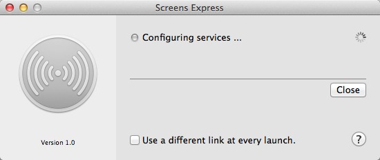Screens Express 1.0 : Main Window