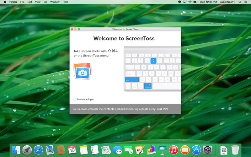ScreenToss 1.0 : Main Window